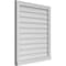Ekena Millwork Vertical Surface Mount PVC Gable Vent w/ 2"W x 2"H , Brickmould Sill Frame, 28"W x 32"H GVPVE28X3203SN - alternate 2